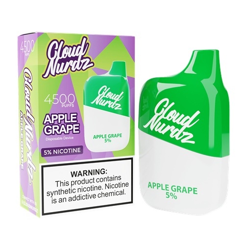 پاد یکبار مصرف انگور سیب کلود نوردز <br><span>Cloud Nurdz Apple Grape 4500 Puff</span>