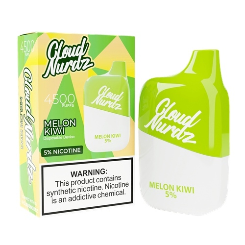 پاد یکبار مصرف طالبی کیوی کلود نوردز <br><span>Cloud Nurdz Melon Kiwi 4500 Puff</span>