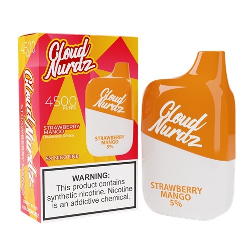 پاد یکبار مصرف توت فرنگی انبه کلود نوردز <br><span>Cloud Nurdz Strawberry Mango 4500 Puff</span>