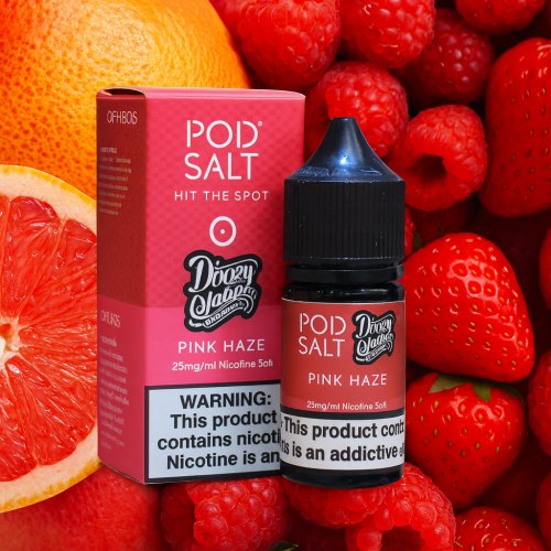 سالت مرکبات صورتی و توت های قرمز پاد سالت <br><span>Pod Salt Pink Haze 30ml</span>